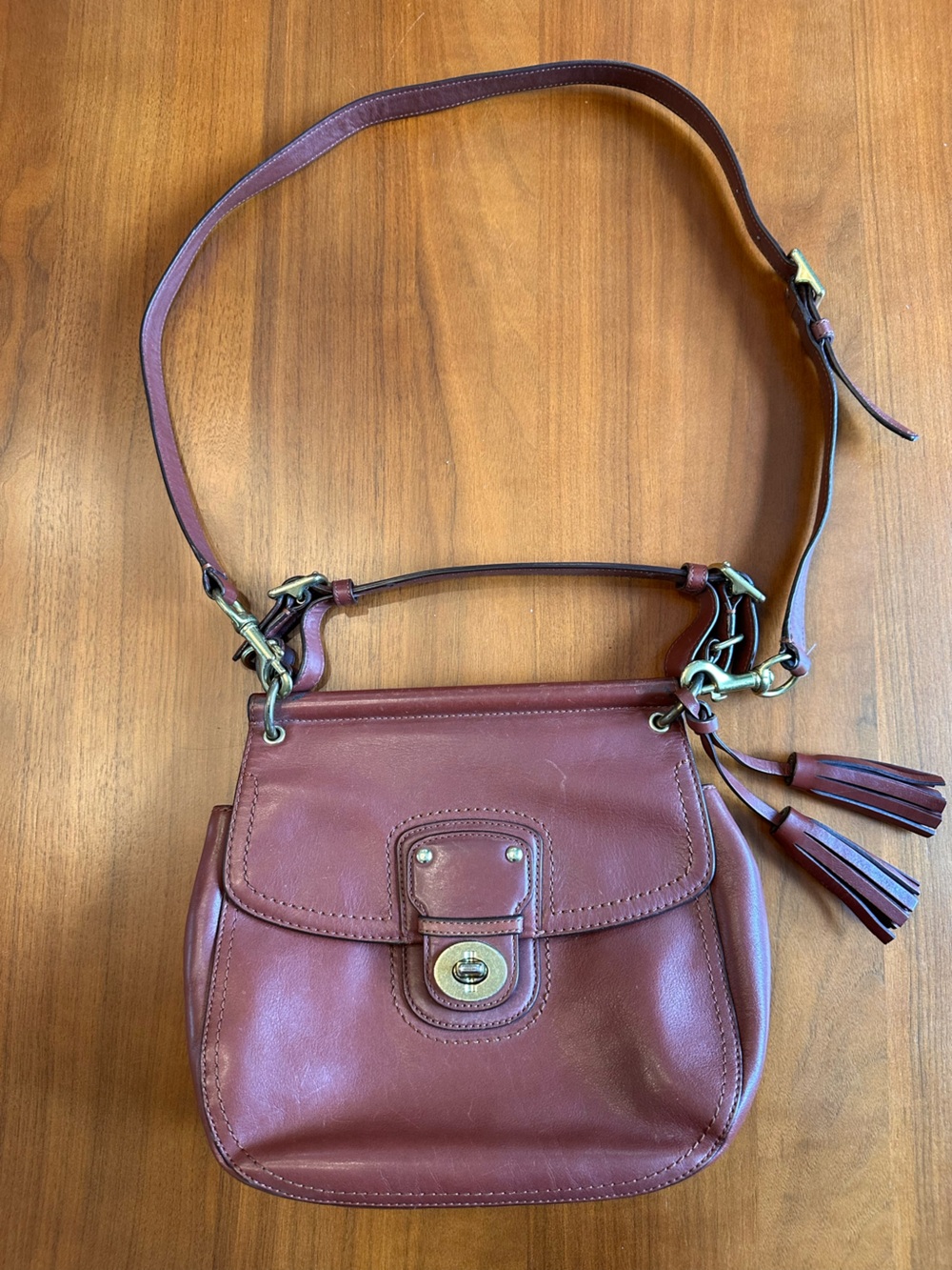 Coach Leather Crossbody Bag